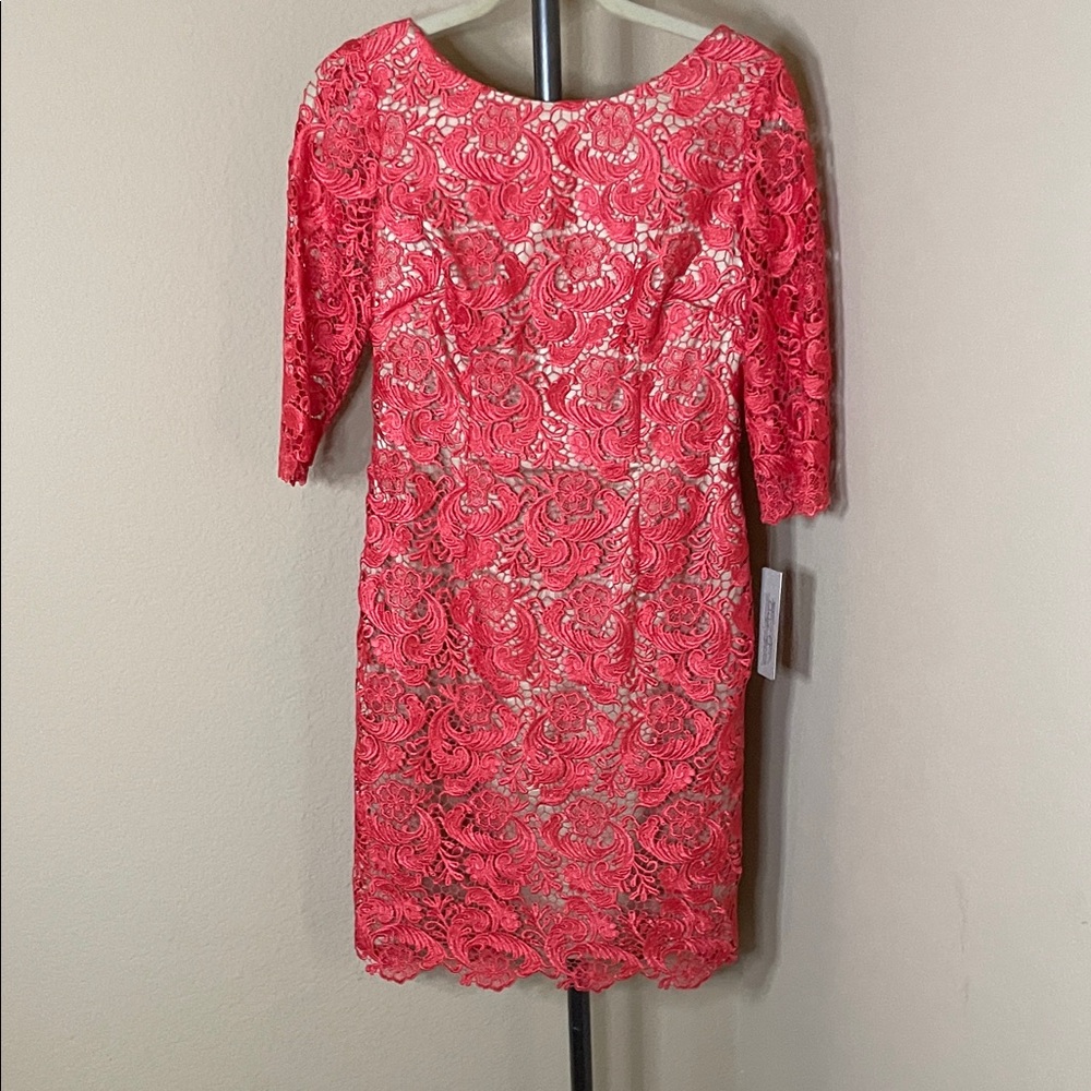 Eliza J Pink Lace Dress